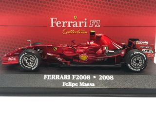 Atlas Editions 1/43 Scale 7 174 004 - F1 Ferrari F2008 2008 - Felipe Massa 3