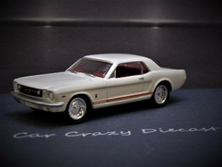 1966 66 Ford Mustang Gt Coupe 1/64 Scale Collectible / Diorama Model Or Display