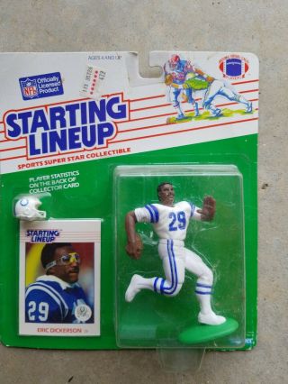 1988 Starting Lineup Slu Eric Dickerson Indianapolis Colts Afa Gradable Rookie