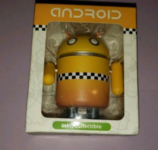 Android Mini Collectible▪3 " Vinyl▪taxi By Andrew Bell▪ 2012 Big Box Series 1▪nib
