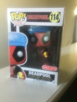 Funko Pop Marvel Deadpool Shower Cap 114.  Target Exclusive