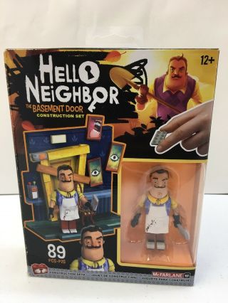 Hello Neighbor Building Set Mcfarlane Toys Door Small Construction Set 89 Piece