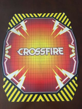 Crossfire Game Top Board By Milton Bradley Rapid Fire Shoot Out Replacement Part