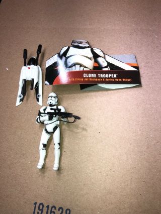 Star Wars Revenge Of The Sith Deluxe Clone Trooper With Jet Pack