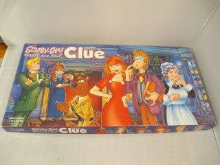 Scooby Doo Where Are You? Clue Board Game 2002 Complete