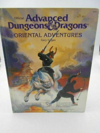 Oriental Adventures Advanced Dungeons And Dragons Tsr Gary Gygax 0880380993