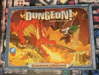 Dungeons & Dragons - Dungeon Fantasy Board Game 100 Complete Ages 8,
