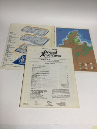 Advanced Dungeons And Dragons Oriental Adventures Night Of The Seven Swords 2