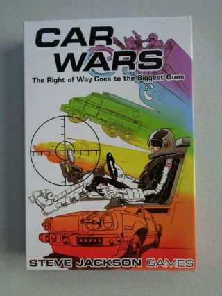 Car Wars Steve Jackson Games Sci - Fi 4th Edition 4th Printing Euc Complete