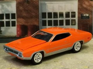 Mopar Muscle 1972 72 Plymouth Satellite V8 Sport Coupe 1/64 Scale Limited Ed H10