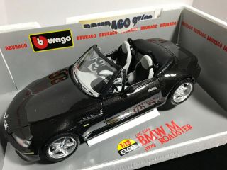 Collectible Burago 1996 Bmw Roadster Excel 1/18 Die - Cast Car Italy