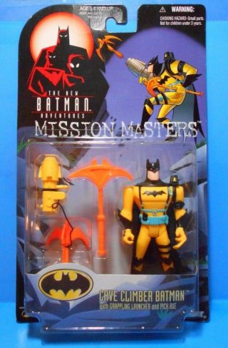 The Batman Adventures - Mission Masters: Cave Climber Batman Kenner Mib