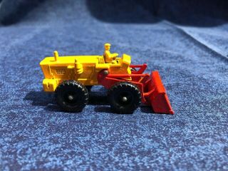 C1960s Matchbox Lesney Tractor Shovel Diecast Toy Model Vehicle No 43