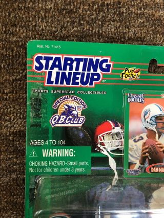 NFL Starting Lineup 1998 Classic Doubles Football Dan Marino Dolphins & Pitt 2