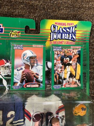 NFL Starting Lineup 1998 Classic Doubles Football Dan Marino Dolphins & Pitt 3