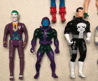 Marvel DC vintage action figures Joker Robin Punisher Captain America Mr Freeze 2