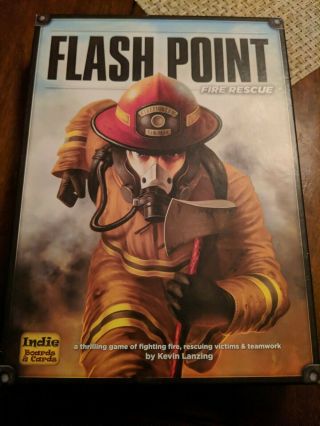 Flash Point Fire Rescue Indie Board Game Firefighting Cooperative Game