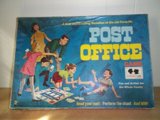 Vintage 1968 Post Office Game By Hasbro 2720 100 Complete