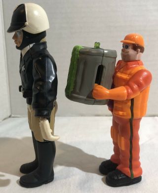 Real Ghostbusters X - COP/ Can Man Figures 1988 Vintage HAUNTED HUMANS 3