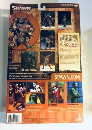 McFarlane Toys 2001 Spawn Dark Ages Samurai Wars Series 19 Dojo Figure MIB 3