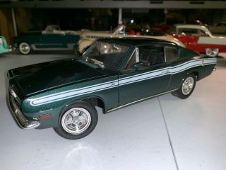 1/18 Scale Road Signature 1969 Plymouth Barracuda 383 Muscle Car Green