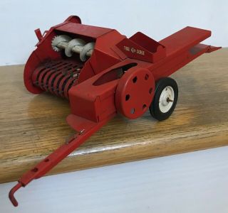 Vintage Tru Scale Farm Toy Red Hay Baler
