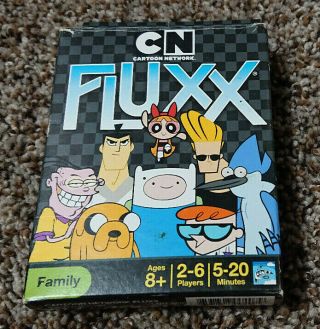 Cartoon Network Fluxx Card Game By Looney Labs 2014 Ages 8,