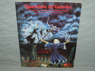 Ad&d 1st Edition Adventure Module - Question Of Gravity (hard To Find And Vg, )