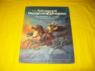 Legends & Lore Dungeons & Dragons Ad&d Tsr 2013 - 1
