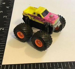 Vtg Galoob Micro Machines Pickup Type 1 Psych Out 4x4 Monster Truck Vehicle Rare