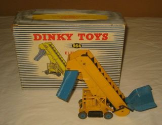 Vintage Dinky Toys Elevator Loader 964 W/ Box Lid Bb21