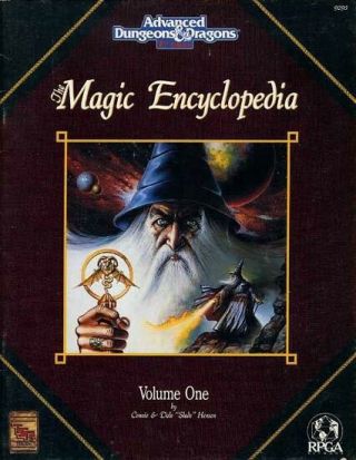 The Magic Encyclopedia Volume One Exc 9293 Ad&d D&d Tsr Dungeons Dragons Magica