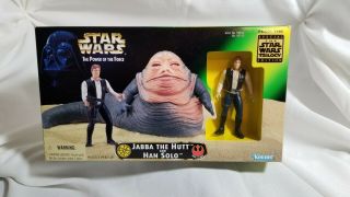 Star Wars Power Of The Force Jabba The Hutt And Han Solo Special Edition