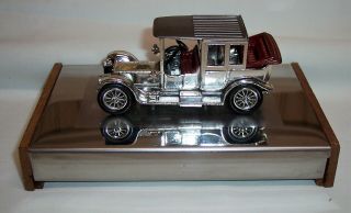 “matchbox” Giftware Y - 7 Rolls Royce Silver Plated On Steel Box Yesteryear