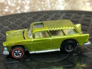 Hot Wheels Redlines 1968 Classic Nomad Yellow Missing Cap Other Wise Ni