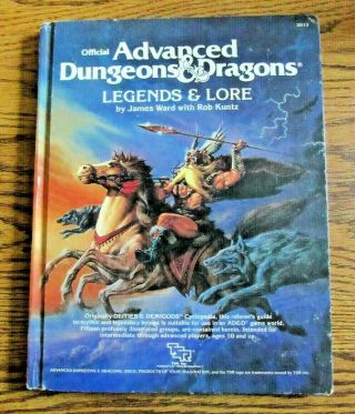 Advanced Dungeons & Dragons Legends & Lore 1984