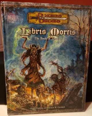 Libris Mortis The Book Of Undead - Dungeons & Dragons D&d 3.  5 D20