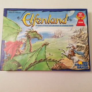Elfenland Board Game Travel Fantasy Rio Grande Alan Moore Short 1pc English