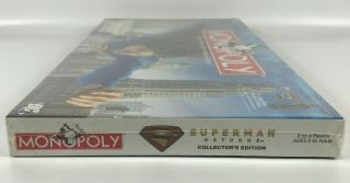 Monopoly Superman Returns Collectors Edition Board Game - - DC COMICS 3