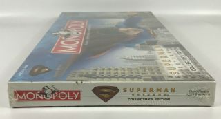 Monopoly Superman Returns Collectors Edition Board Game - - DC COMICS 4