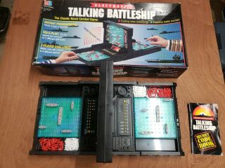 Vintage 1989 Mb Milton Bradley Electronic Battleship Board Game Complete