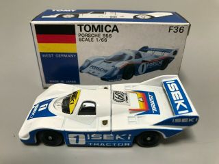 Tomy Tomica Pocket Cars Made In Japan - F36 Porsche 956 W/original Box