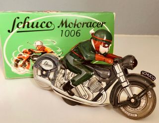 Vintage Schuco Kradmelder Motoracer