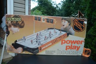 1974 Coleco Nhl Power Play Hockey N.  Y.  Islanders Vs Philadelphia Flyers