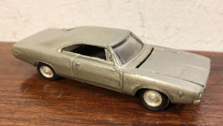 Vintage Silver Jet Wheel 1968 Dodge Charger Diecast Toy Vehicle