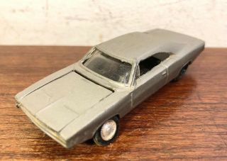 Vintage Silver Jet Wheel 1968 Dodge Charger Diecast Toy Vehicle 4