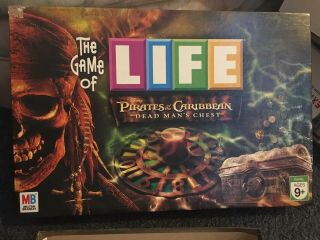 Pirates Of The Caribbean Game Of Life.  Milton Bradley 2005.