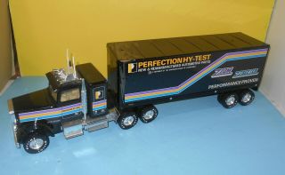 Nylint Perfection Hy - Test Silver Knight Semi Pressed Steel Semi Trailer Toy
