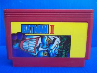 Vintage Famiclone Batman Ii Return Of The Joker Old Chips Famicom Nes Cartridge