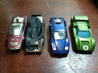 4 Hot Wheels Sizzlers 1969 Angeleno M70.  Revin Heaven,  Live Wire,  Hot Head